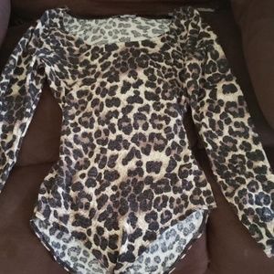 Leopard body suit